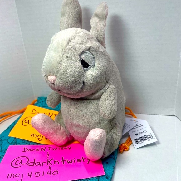 1 OWNER! AUTH SALES RECEIPT! RETIRED BNWT Jellycat Cuddlebud Bernard Bunny - Picture 11 of 15